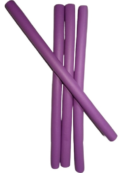 Kozmetik Ince Sosis Bigudi 4 Lü 1cm Çap 18 cm Boy