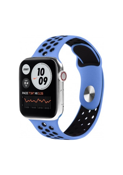 Apple Watch Kalite Kordon Kayış Bileklik Delikli Spor Band Apple Watch Uyumlu Kordon 42/44MM Apple Watch