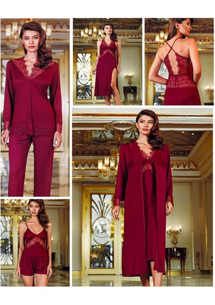 130 Bordo Penye 6 Lı Çeyiz Seti