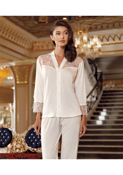 Lowela Paris 3006 Penye Uzun Gecelikli 6 Lı Çeyiz Seti modelleri