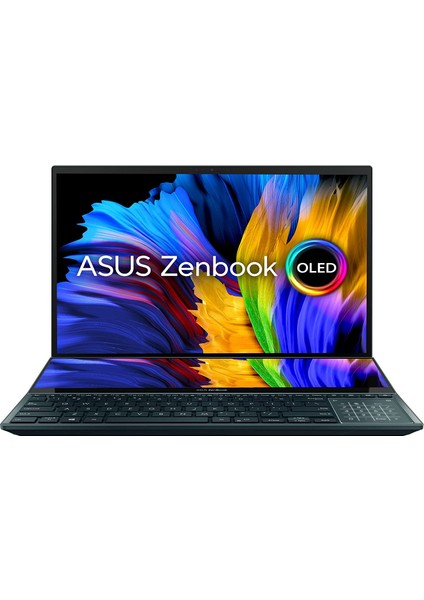 Zenbook Pro Duo OLED UX582ZM-H2036W Intel Core İntel Core i7 12700H 32GB 1TB SSD Rtx 3060 Windows 11 Home 15.6" UHD 4K Taşınabilir Bilgisayar