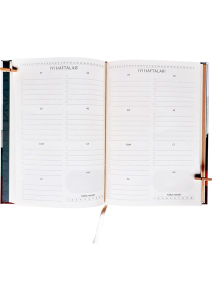 Yeni Bir Gün Süresiz ve Tarihsiz Sert Kapaklı Planlayıcı Ajanda fırsatları