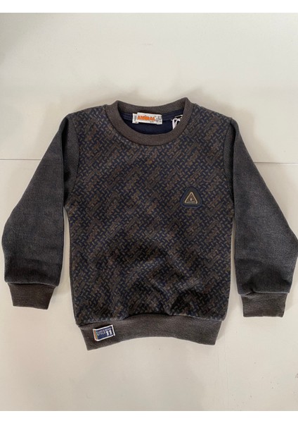 Erkek Çocuk Kadifemsi Kalın Sweatshirt