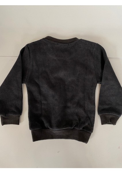 Erkek Çocuk Kadifemsi Kalın Sweatshirt modelleri