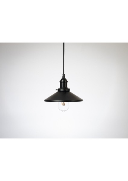 Retro,rustik Mutfak,oda,kolidor,cafeler Için Tekli E27 Duylu Metal Sarkıt Avize ÇAP:23