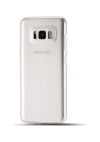 Samsung Galaxy S8 Kılıf Soft Silikon Şeffaf Arka Kapak