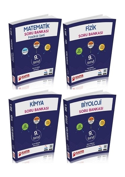 9. Sınıf Soru Bankası Set Sayısal Dersler (4 Kitap)