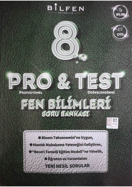 8. Sınıf LGS Pro&Test Fen Bilimleri Yeni Nesil Soru Bankası