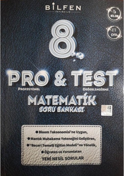8. Sınıf LGS Pro&Test Matematik Yeni Nesil Soru Bankası