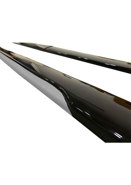 Volvo S80 2006-2011 Gri Şeritli Yan Marşpiyel 2 Adet