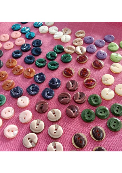 Karma Bebek Üst Delik Sedef Bebek Düğmesi ( 9 ) 100 Adet modelleri