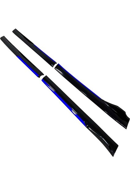 Nissan Note 2005-2012 Mavi Şeritli Yan Marşpiyel 2 Adet