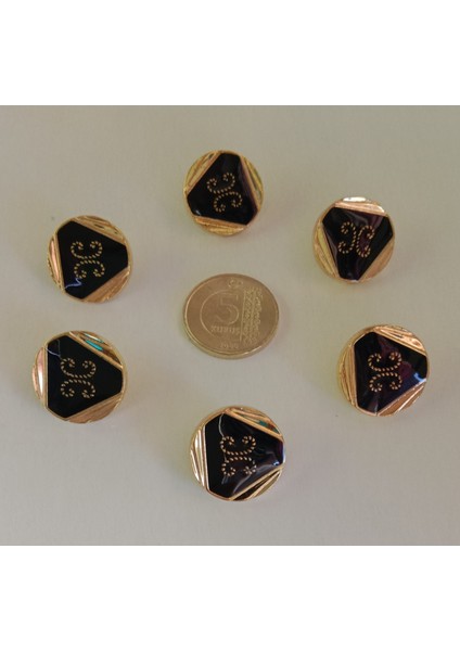 Bebek Düğmesi Gold Metalize Kaplama