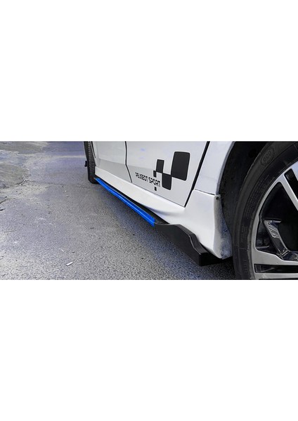 Citroen C4 Picasso 2013-2016 Mavi Şeritli Yan Marşpiyel 2 Adet