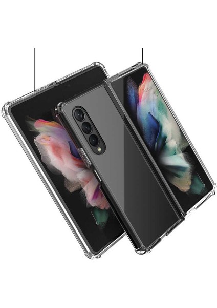 Galaxy Z Fold 3 Kılıf Zore Nitro Anti Shock Silikon Kılıf