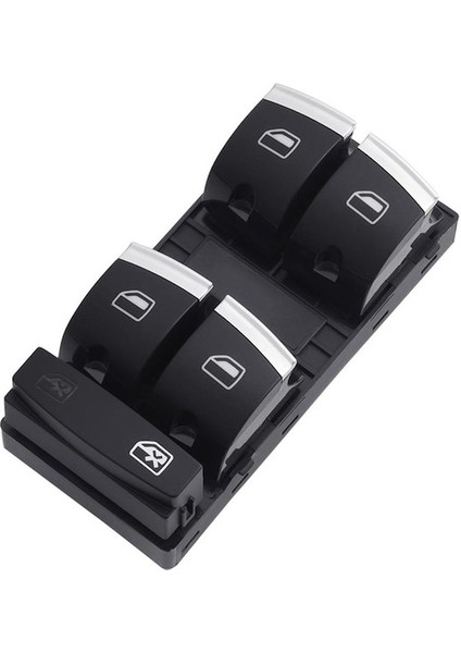 Audi Q7 Sol Dörtlü Cam Açma Düğmesi Anahtarı Krom 2007-2014