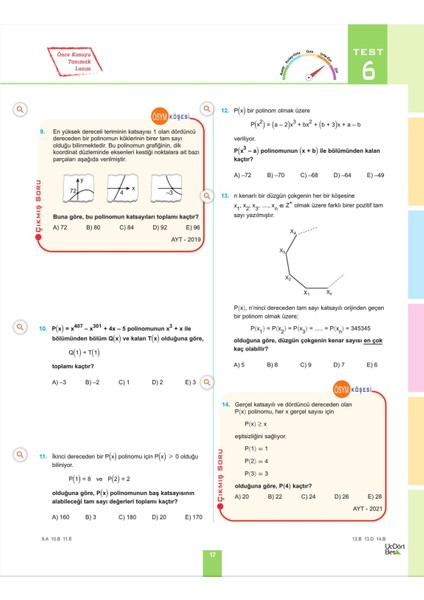 AYT Matematik Soru Bankası Yayınları