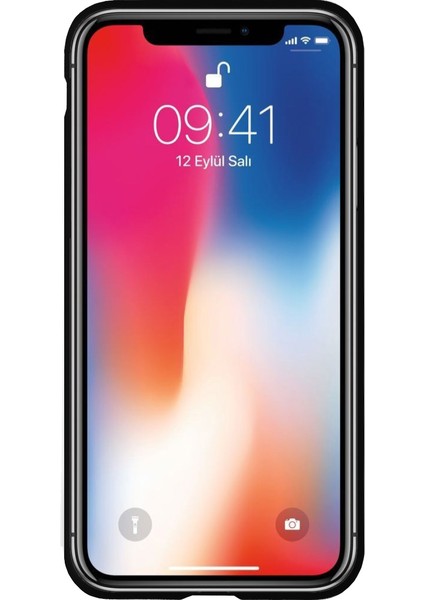 iPhone x / Xs - New Iface Yüzük Tutuculu Arka Kapak Halka-Lacivert