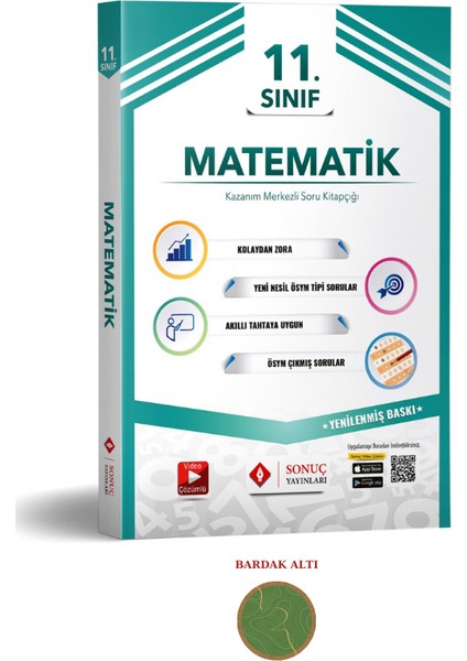 Sonuç Yayınları  11.Sınıf Matematik Modüler Set Soru Bankası