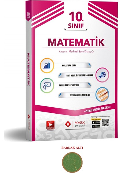 Sonuç Yayınları  10.Sınıf Matematik Modüler Set Soru Bankası