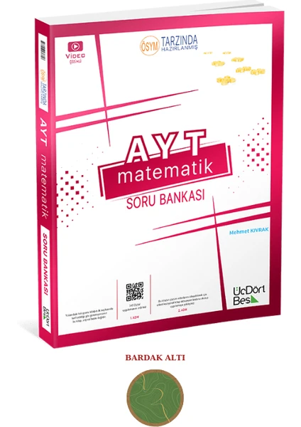 ÜçDörtBeş Yayınları AYT Matematik Soru Bankası