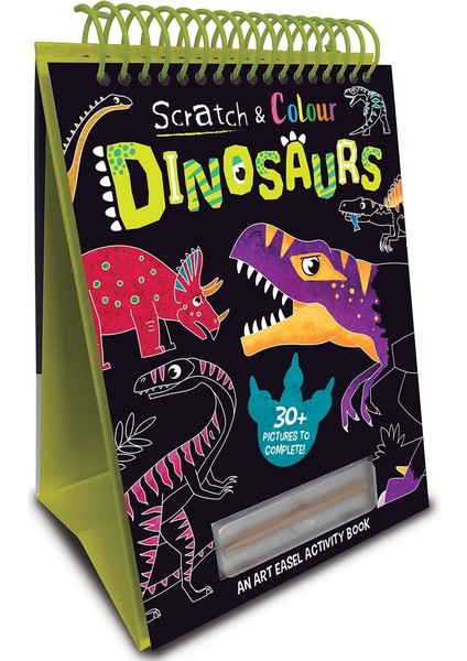 Scratch And Colour - Dinosaurs