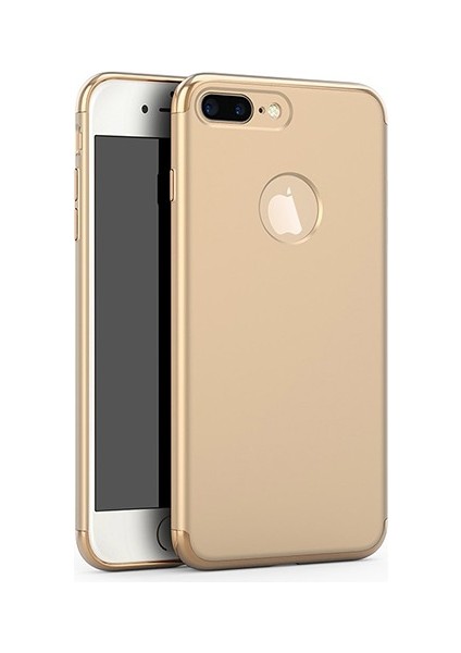 iPhone 7 / 8 Plus Kılıf Golden Frame Arka Kapak Gold