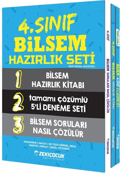 Zeki Çocuk 4. Sınıf Bilsem Hazırlık Seti