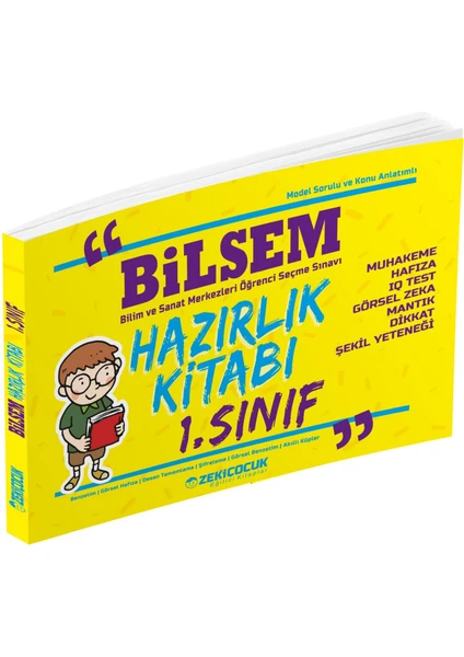 Zeki Çocuk 1. Sınıf Bilsem Hazırlık Kitabı