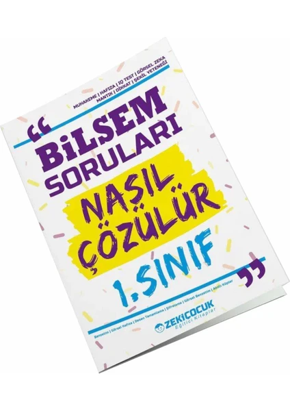 Zeki Çocuk 1. Sınıf Bilsem Sorular Nasıl Çözülür Kitabı