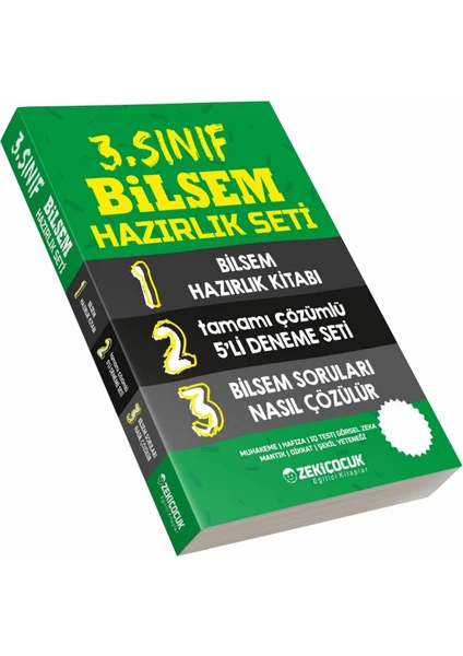 Zeki Çocuk 3. Sınıf Bilsem Hazırlık Seti