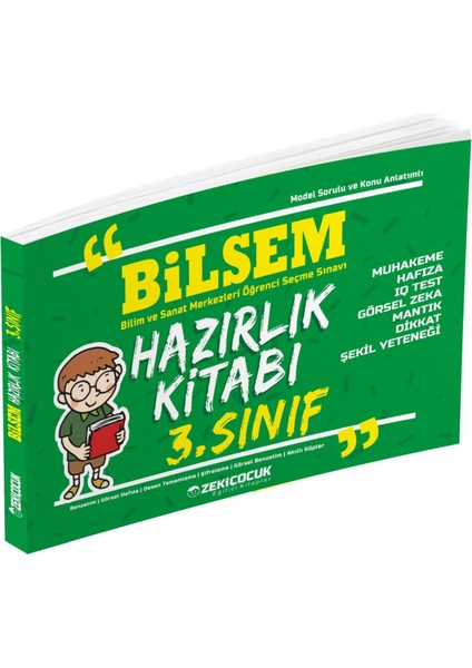 Zeki Çocuk 3. Sınıf Bilsem Hazırlık Seti