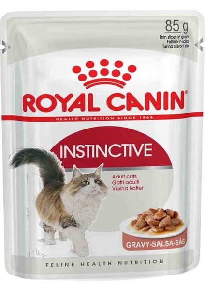 Gravy Soslu Instinctive Yetişkin Kedi Konservesi 85GR