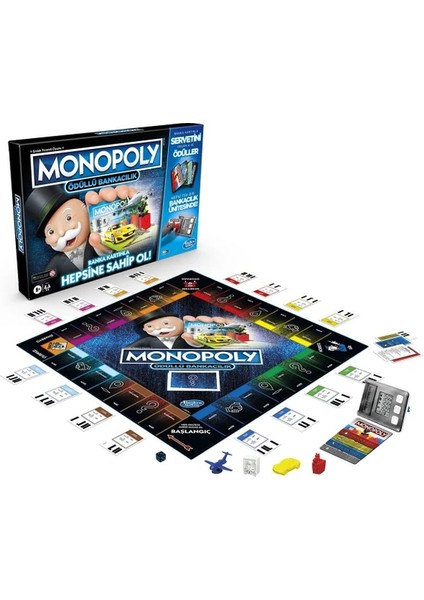 Hasbro E8978 Monopoly Ödüllü Bankacılık