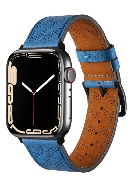 ​​​apple Watch 44MM Krd-76 Pu Deri Kordon Strap Kayış