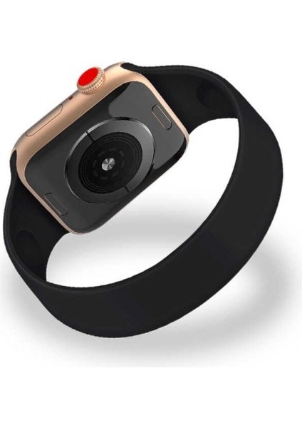 Apple Watch Solo Loop Soft Silikon Kordon 44MM M Beden (Seri 2 3 4 5 6 Se) K31