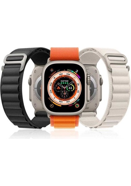 Apple Watch Ultra 49MM Krd-74 Hasır Kordon