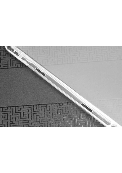 Apple iPad 2-3-4 9.7 Inç Kalem Bölmeli Silikon Tablet Kılıfı (A1395/A1396/A1397/A1416/A1430/A1403/A1458/A1459/A1460)