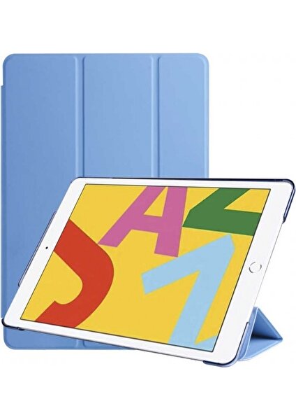 Apple iPad Pro 10.5 Inç Smart Cover Standlı Arkası Şeffaf 1-1 Uyumlu Tablet Kılıfı (A1701/A1709/A1852)