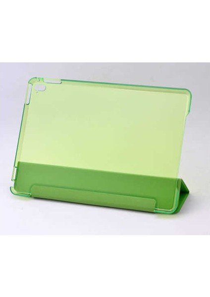 Apple iPad Mini 2-3 Smart Cover Standlı Arkası Şeffaf 1-1 Uyumlu Tablet Kılıfı (A1489/A1490/A1491/A1599/A1600)