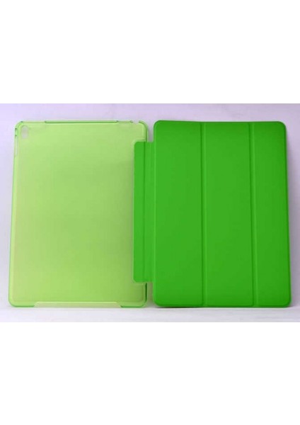 Apple iPad Mini 2-3 Smart Cover Standlı Arkası Şeffaf 1-1 Uyumlu Tablet Kılıfı (A1489/A1490/A1491/A1599/A1600)