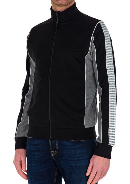 Fermuarlı Yaka Siyah - Gri Erkek Sweatshirt C 3 110 80 E 2393 modelleri