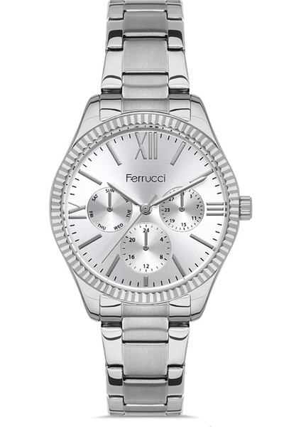 FC.M13041M.01 Silver Çelik Spor Model Kadın Kol Saati