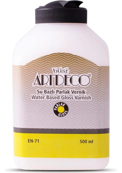 073-L-001 Su Bazlı Parlak Vernik 500 ml
