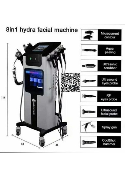 Hydrafacial 9 + 1 Cilt Bakım Cihazı