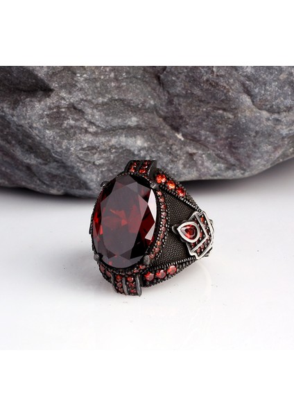 Zirkon Taşlı 925 Ayar Gümüş Erkek Yüzük fiyatları