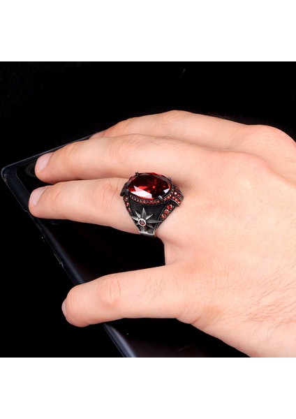 Zirkon Taşlı 925 Ayar Gümüş Erkek Yüzük modelleri