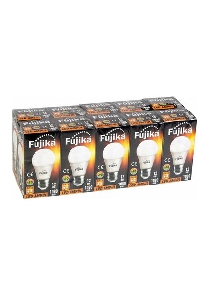 12 W LED Ampul Beyaz Işık 10'lu Paket E27 Duy LED Lamba 10 Adet