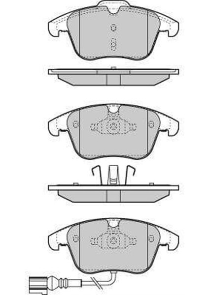 Tiguan 2008/2018 Model Arası Ön Fren Balata Takımı