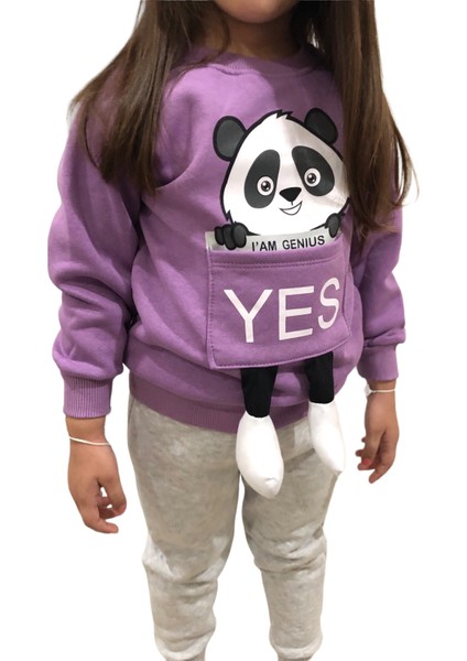 Alt Üst Sweatshirt Takım3 Iplik Şardonlu Çocuk Takım modelleri